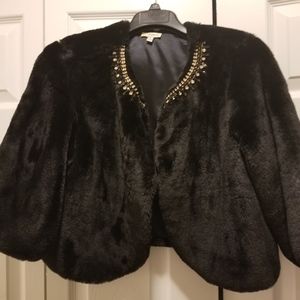 Cropped Lush Evening Jacket